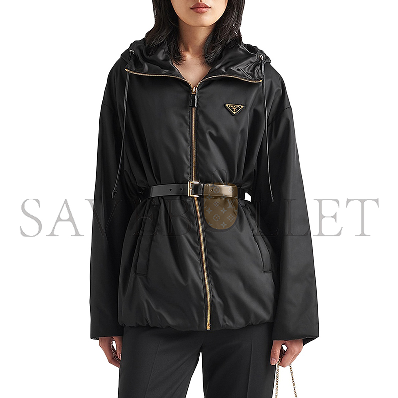 Pra*a black re-nylon jacket 29e097